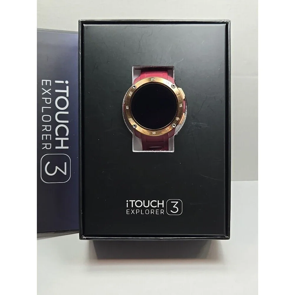 ITouch Explorer 3 Smartwatch Fitness Tracker Heart Rate Step Counter Open Box